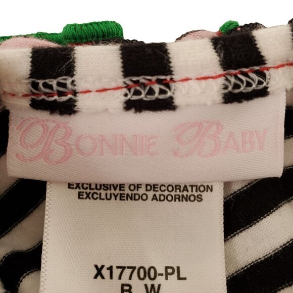 Bonnie Baby Christmas Dress Jewel Reindeer Applique Ruffled Multicolor Girl 12M - Picture 6 of 8